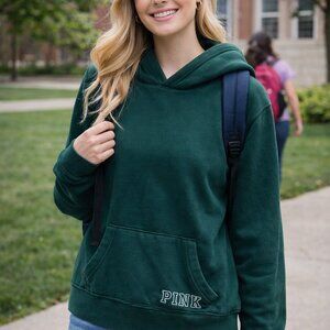 Pink (Victoria’s Secret) USF Bulls University of South Florida hoodie.